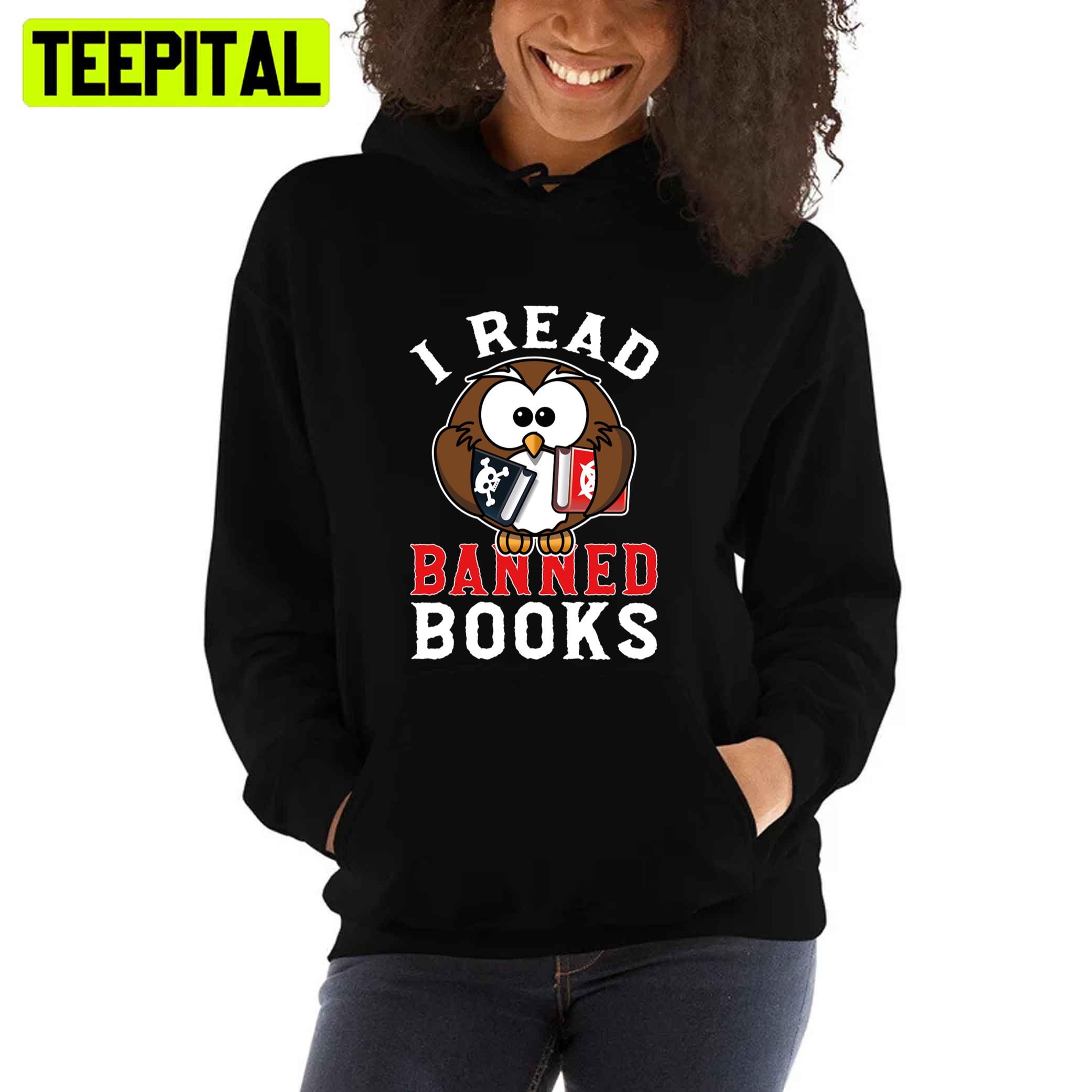 Owl I Read Banned Books Unisex T-Shirt Owl I Read Banned Books Unisex T-Shirt
