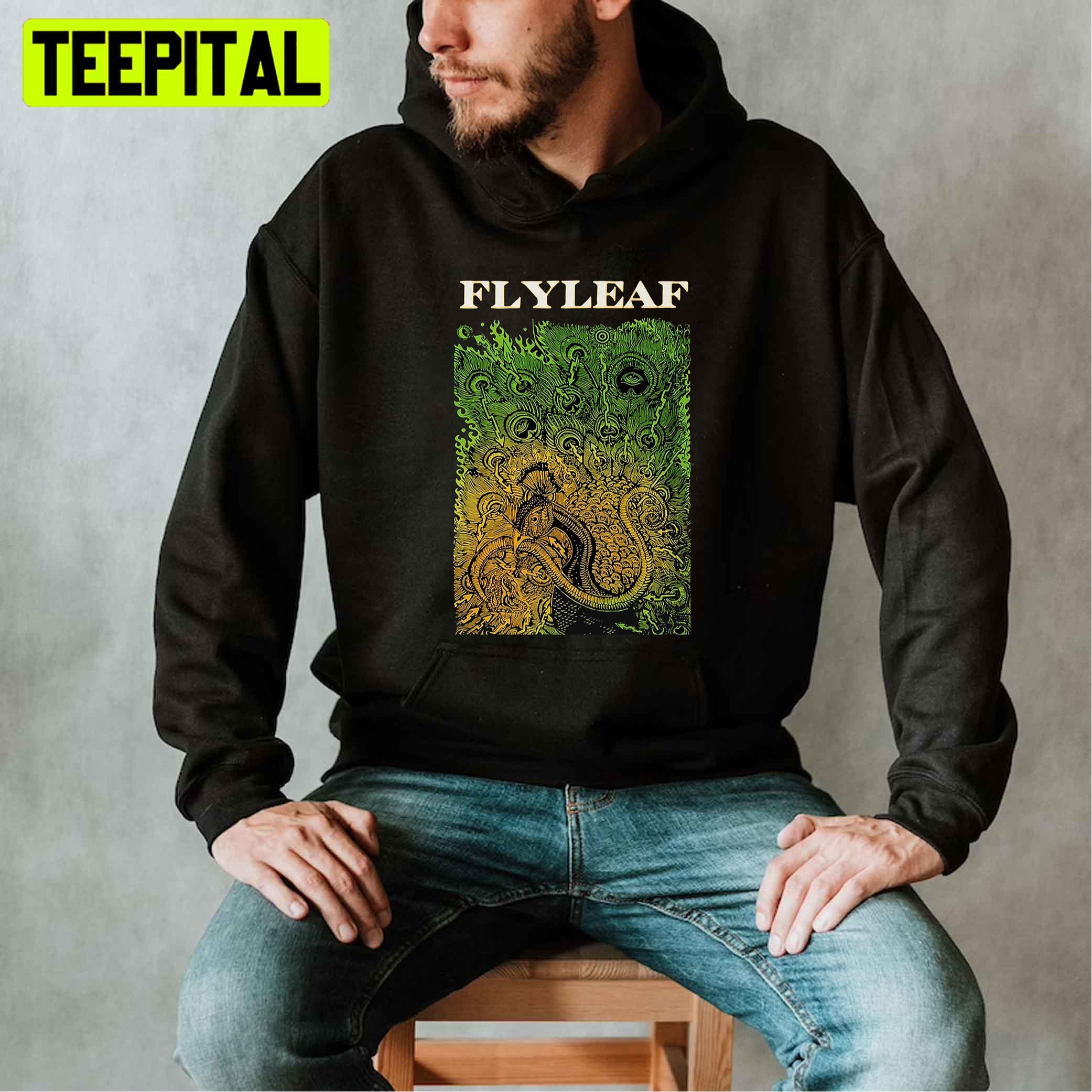 Peacock Flyleaf Unisex T-Shirt Peacock Flyleaf Unisex T-Shirt