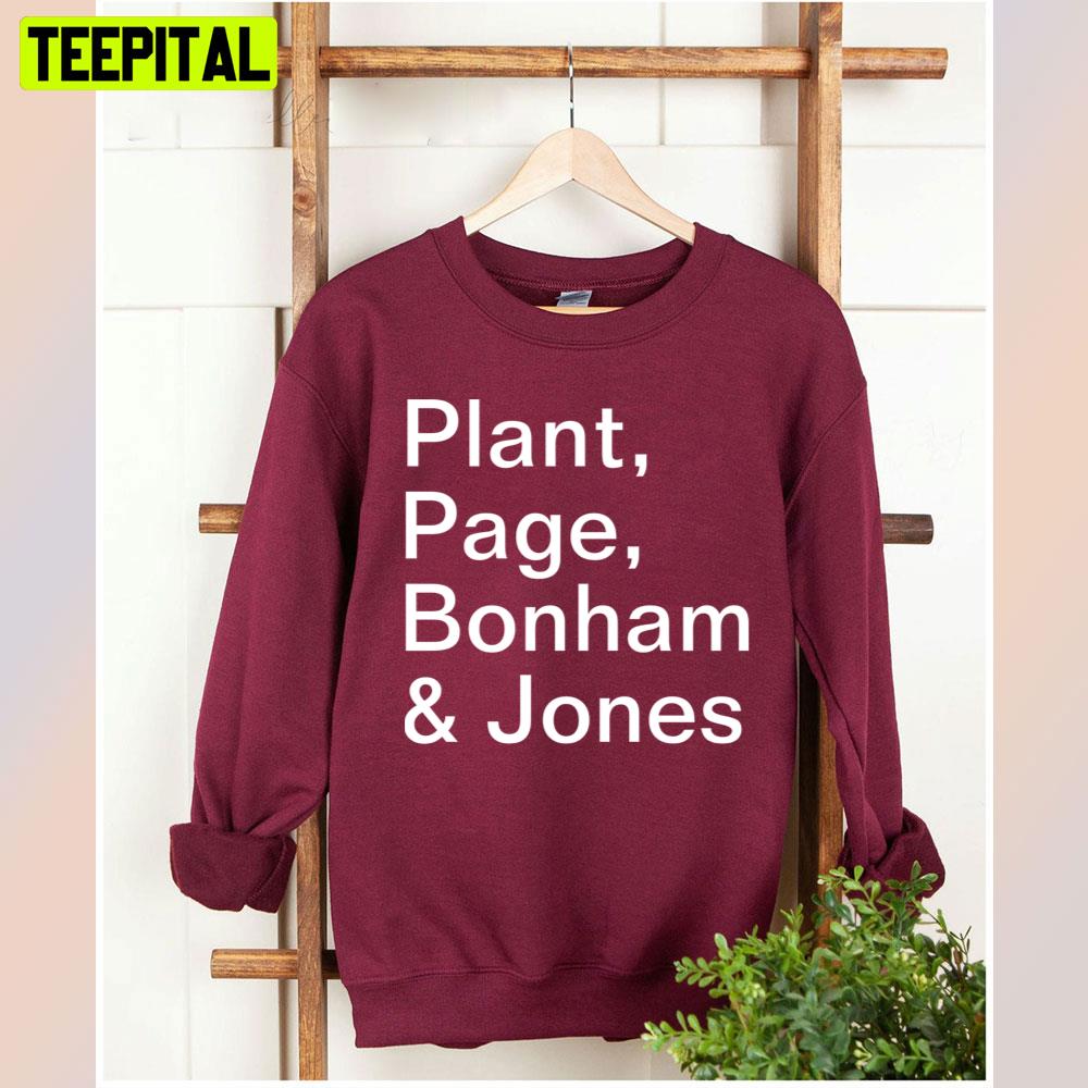Plant Page Bonham Jones Unisex T-Shirt Plant Page Bonham Jones Unisex T-Shirt