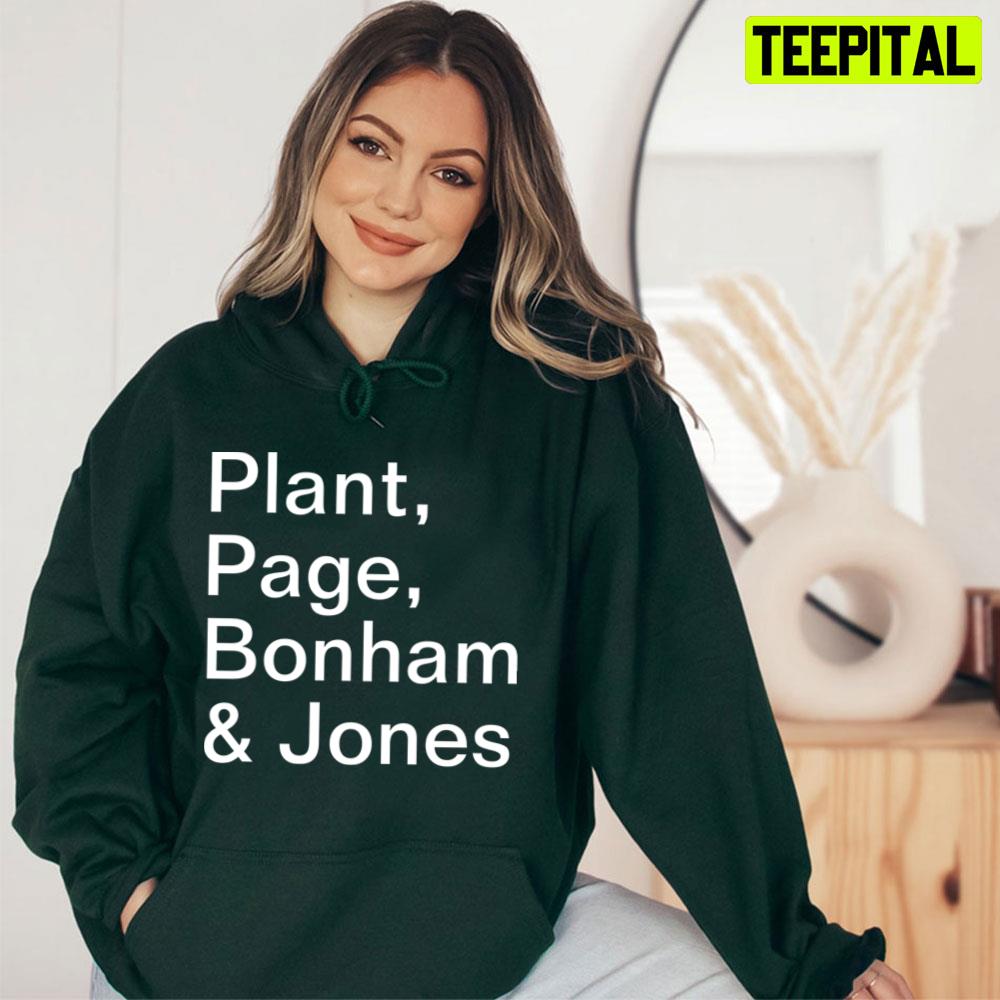 Plant Page Bonham Jones Unisex T-Shirt Plant Page Bonham Jones Unisex T-Shirt