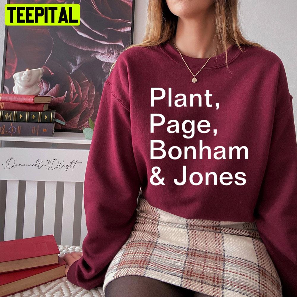 Plant Page Bonham Jones Unisex T-Shirt Plant Page Bonham Jones Unisex T-Shirt