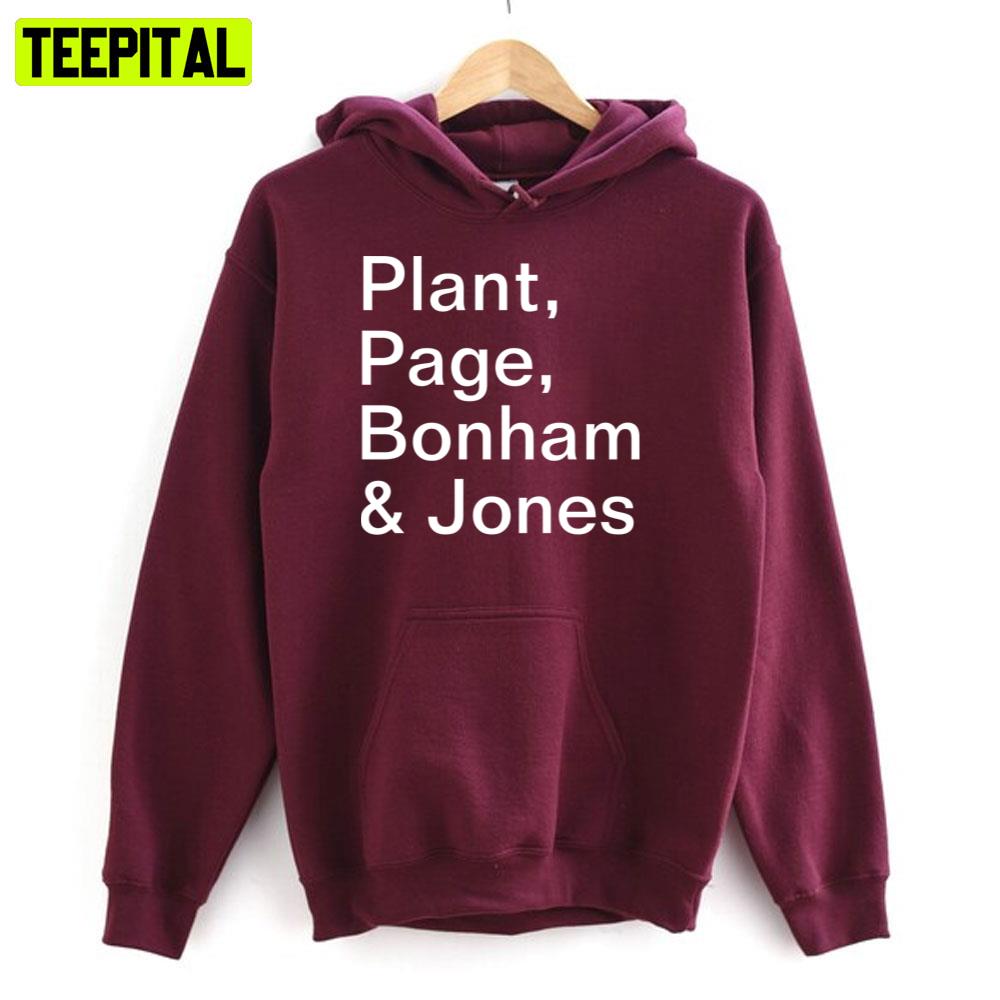 Plant Page Bonham Jones Unisex T-Shirt Plant Page Bonham Jones Unisex T-Shirt