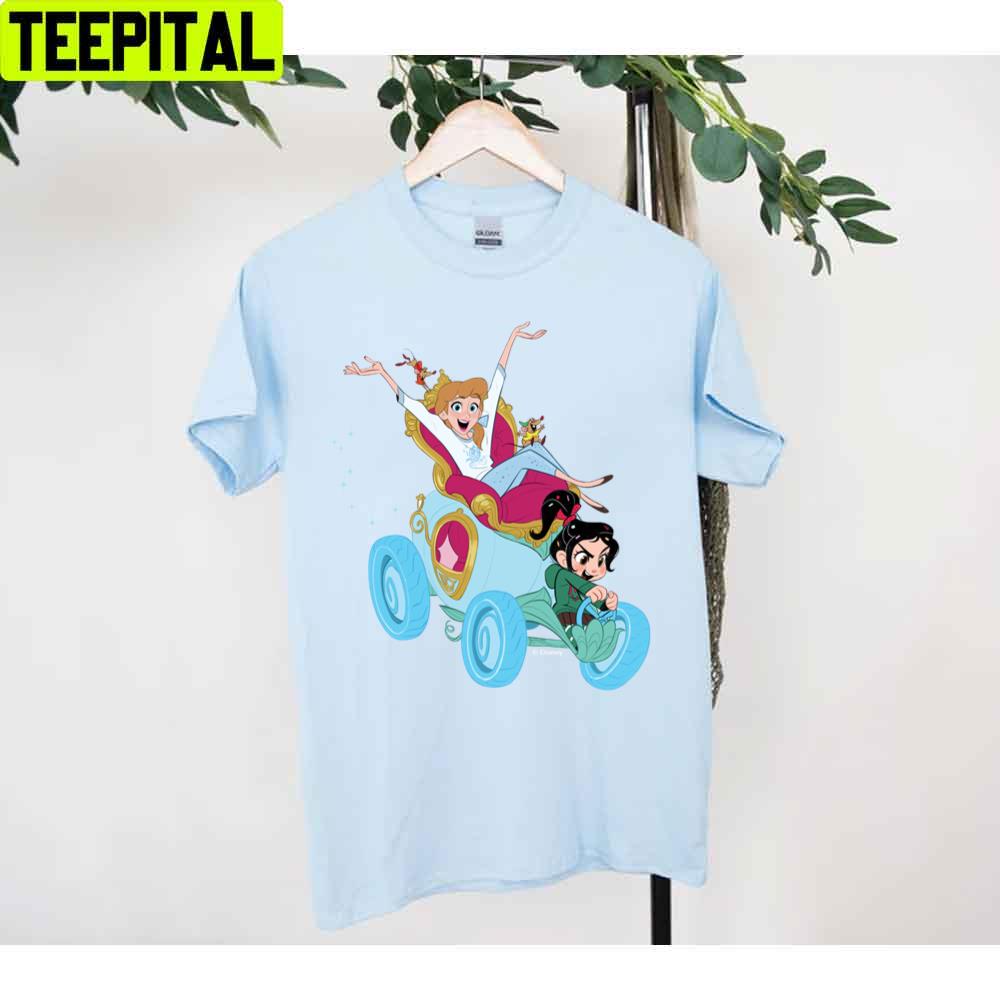 Ralph Breaks The Internet Vanellope & Cinderella Unisex T-Shirt Ralph Breaks The Internet Vanellope & Cinderella Unisex T-Shirt