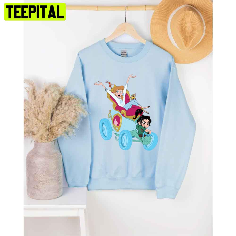 Ralph Breaks The Internet Vanellope & Cinderella Unisex T-Shirt Ralph Breaks The Internet Vanellope & Cinderella Unisex T-Shirt
