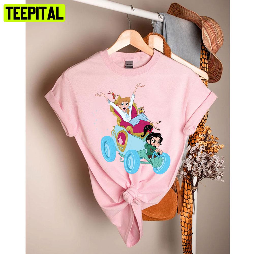 Ralph Breaks The Internet Vanellope & Cinderella Unisex T-Shirt Ralph Breaks The Internet Vanellope & Cinderella Unisex T-Shirt