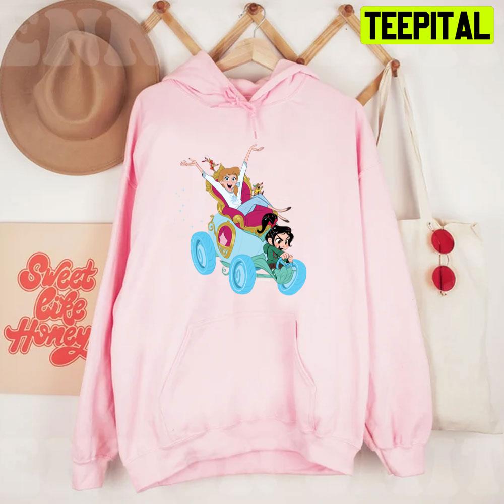Ralph Breaks The Internet Vanellope & Cinderella Unisex T-Shirt Ralph Breaks The Internet Vanellope & Cinderella Unisex T-Shirt