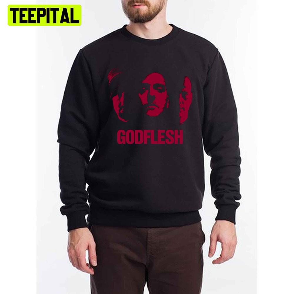 Red Faces Godflesh Unisex T-Shirt Red Faces Godflesh Unisex T-Shirt