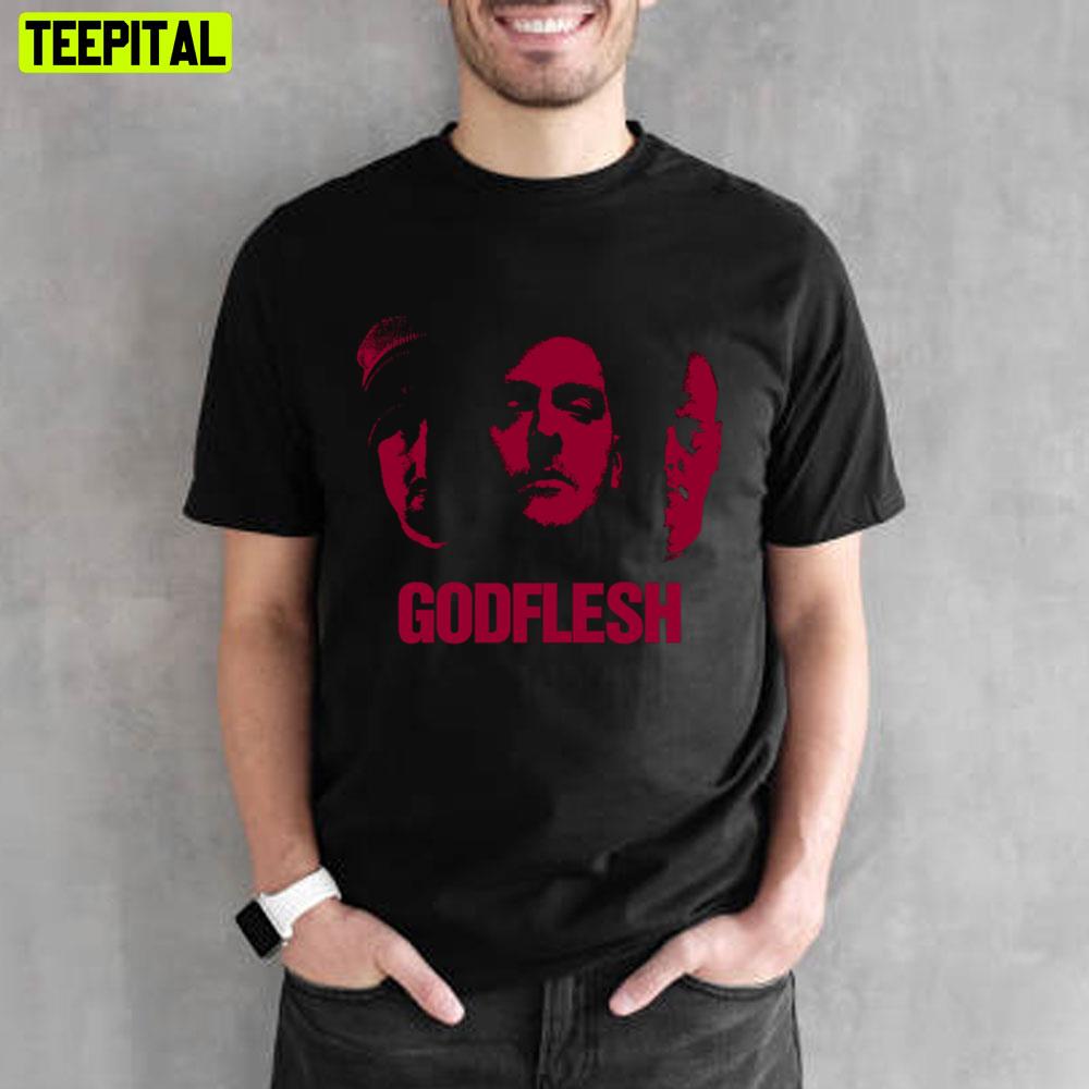 Red Faces Godflesh Unisex T-Shirt Red Faces Godflesh Unisex T-Shirt