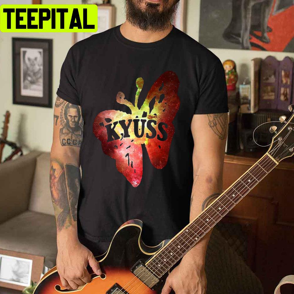 Red Galaxy Butterfly Graphic Kyuss Unisex T-Shirt Red Galaxy Butterfly Graphic Kyuss Unisex T-Shirt