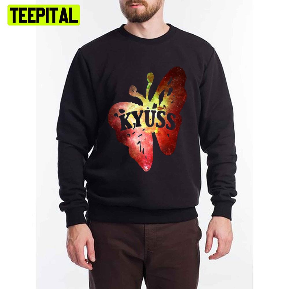 Red Galaxy Butterfly Graphic Kyuss Unisex T-Shirt Red Galaxy Butterfly Graphic Kyuss Unisex T-Shirt