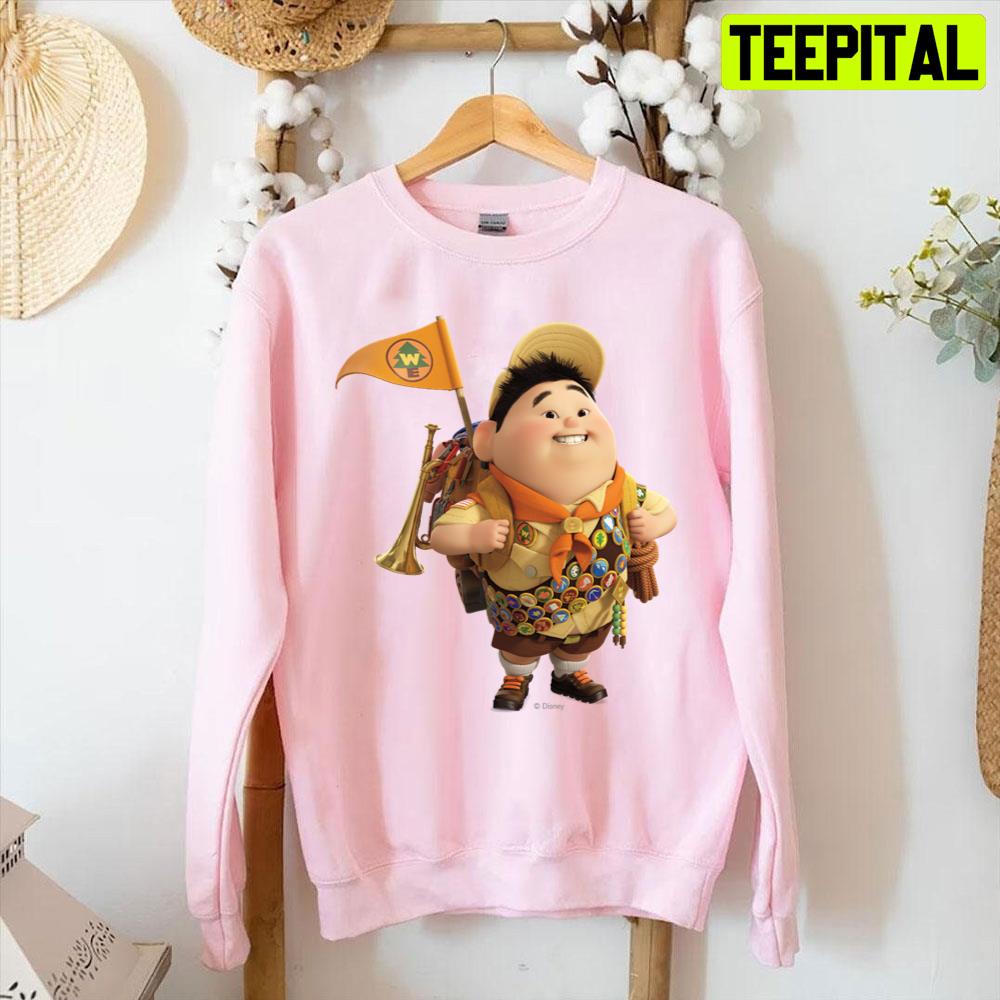 Russell Smiling The Disney Pixar Up Movie Unisex T-Shirt Russell Smiling The Disney Pixar Up Movie Unisex T-Shirt
