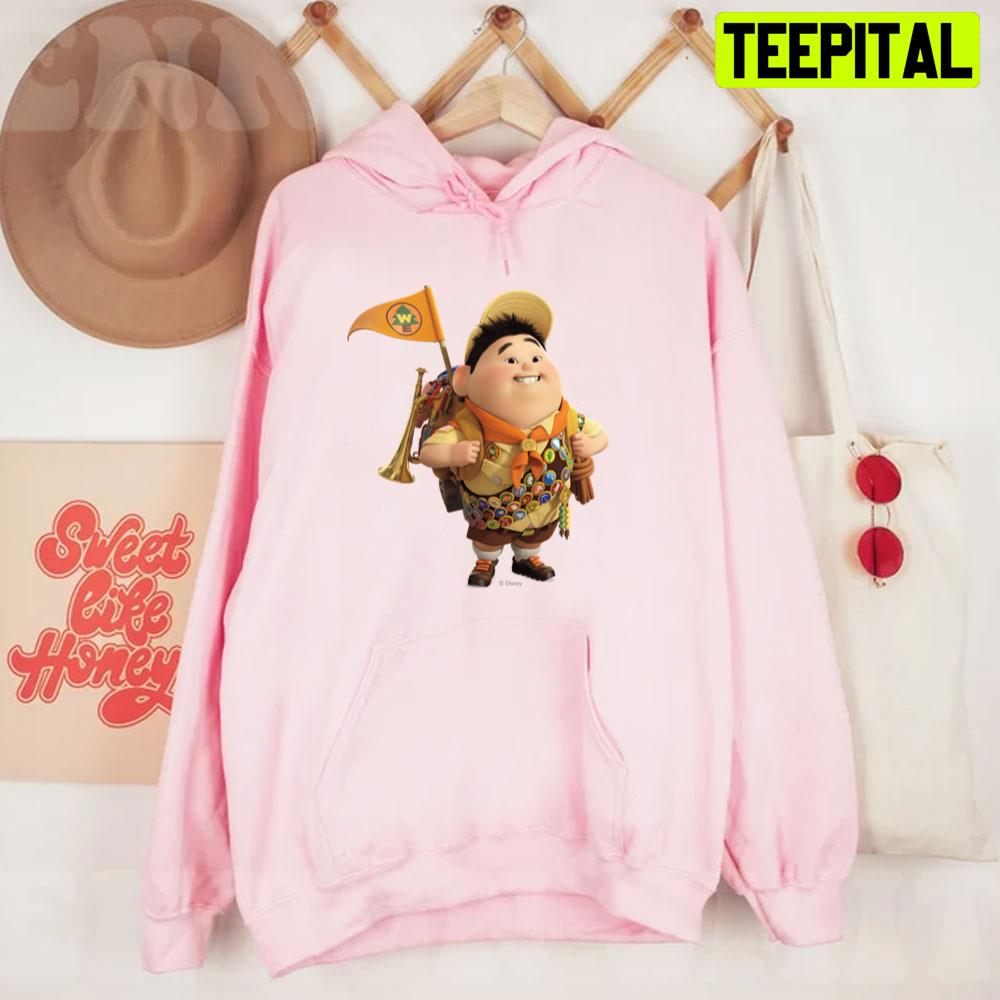 Russell Smiling The Disney Pixar Up Movie Unisex T-Shirt Russell Smiling The Disney Pixar Up Movie Unisex T-Shirt