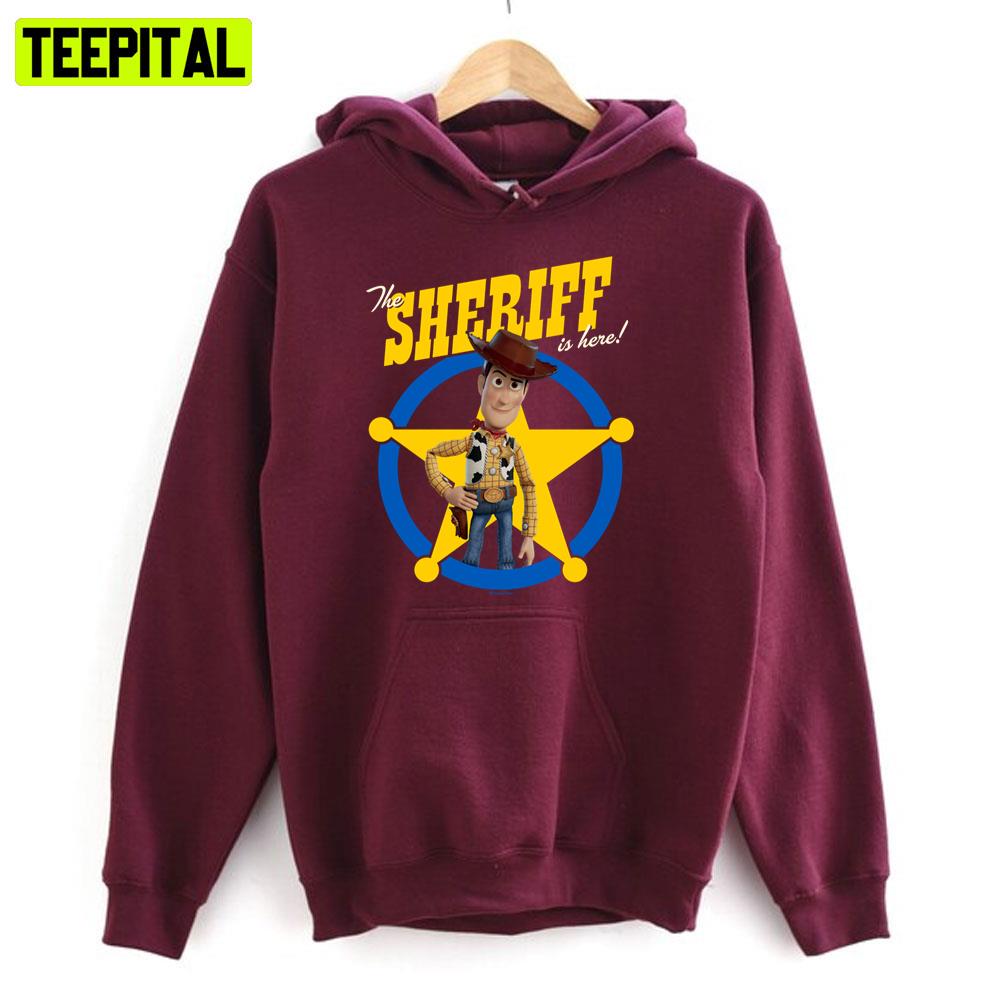 Toy Story 4 Woody The Sheriff Is Here Unisex T-Shirt Toy Story 4 Woody The Sheriff Is Here Unisex T-Shirt