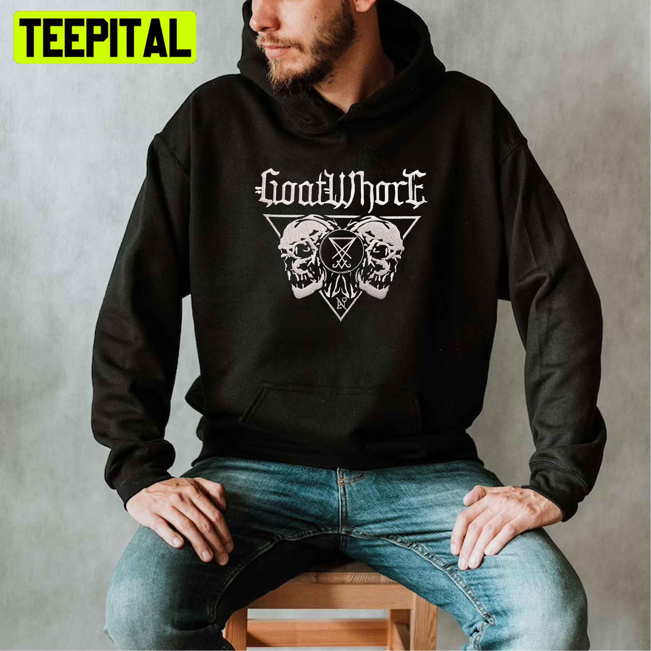 Two Skull Goatwhore Unisex T-Shirt Two Skull Goatwhore Unisex T-Shirt