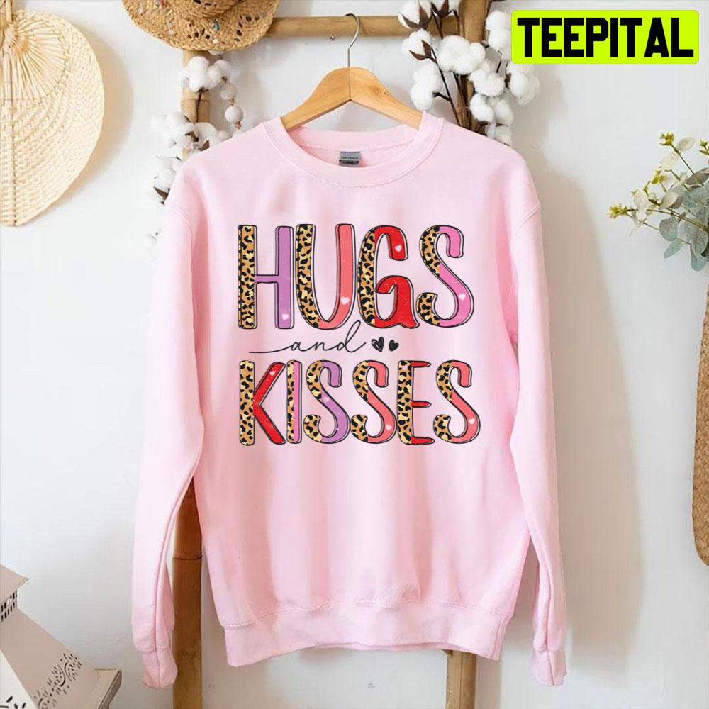 Valentine's Day Hugs And Kisses Unisex T-Shirt Valentine's Day Hugs And Kisses Unisex T-Shirt
