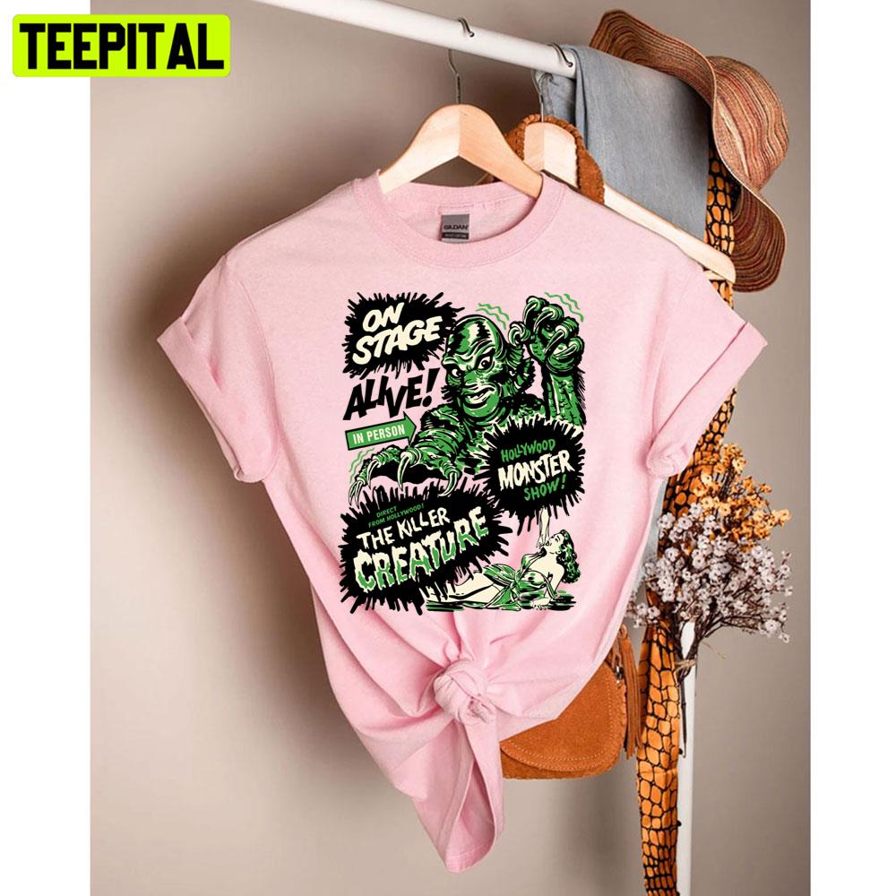 Vintage 1950s Live Monster Show Unisex T-Shirt Vintage 1950s Live Monster Show Unisex T-Shirt