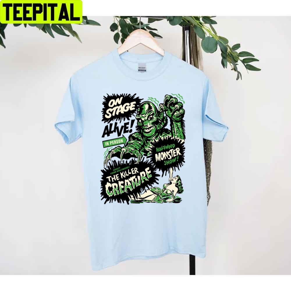 Vintage 1950s Live Monster Show Unisex T-Shirt Vintage 1950s Live Monster Show Unisex T-Shirt