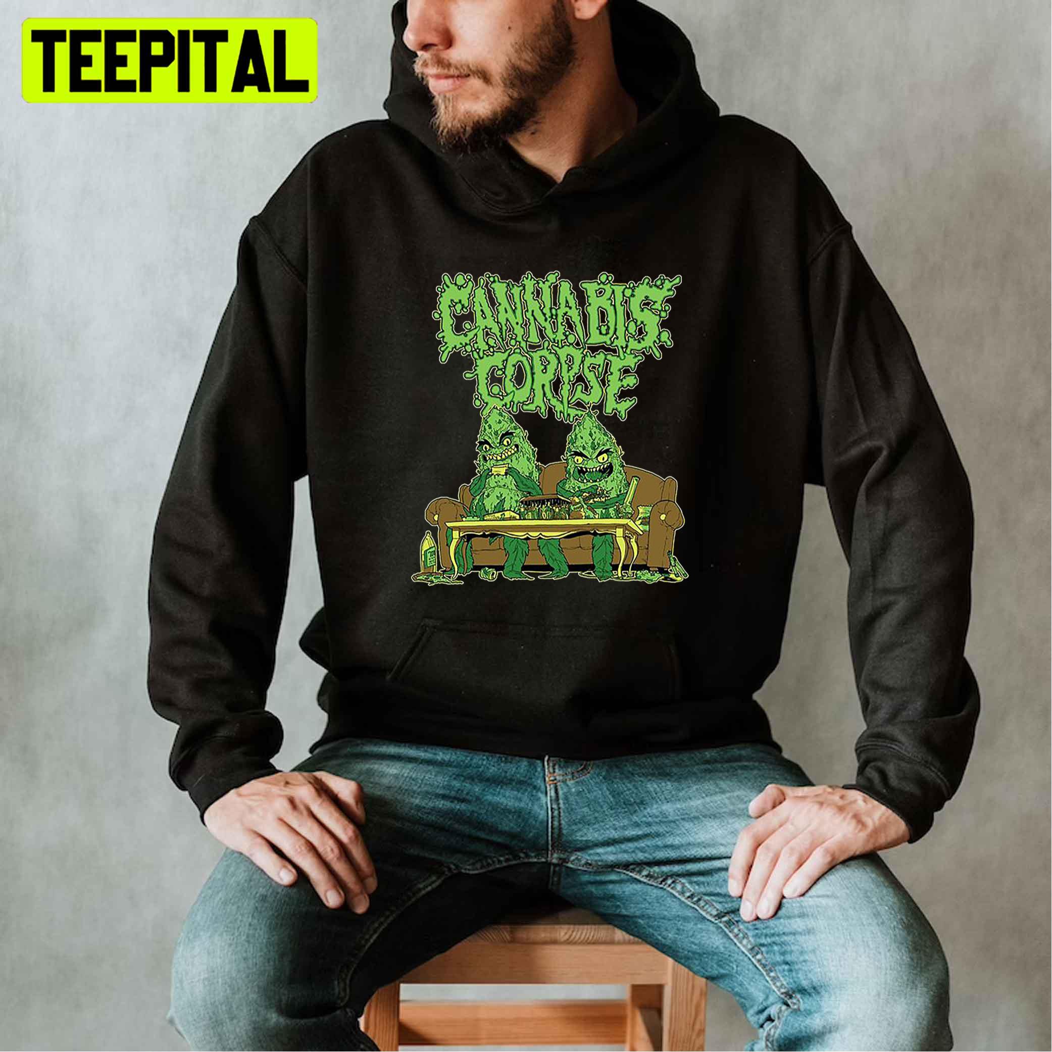 Weed Cannabis Corpse Unisex T-Shirt Weed Cannabis Corpse Unisex T-Shirt