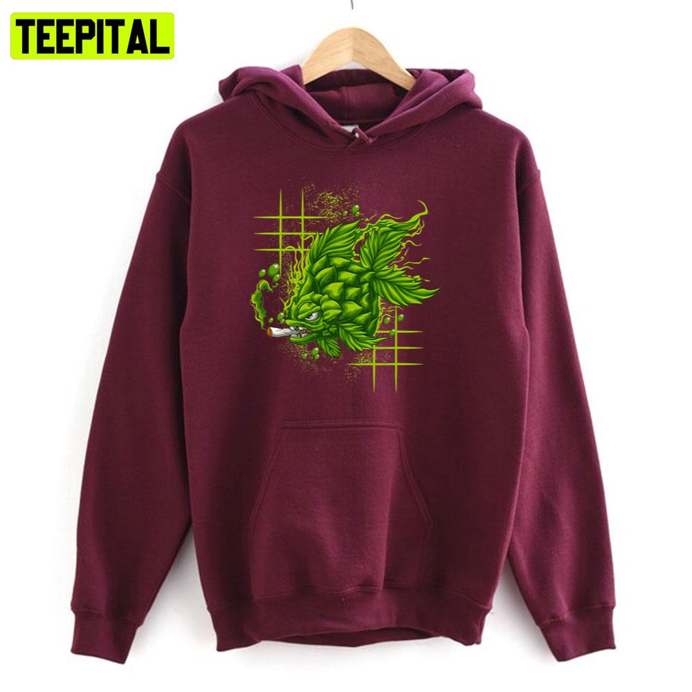 Weed Fish Unisex T-Shirt Weed Fish Unisex T-Shirt