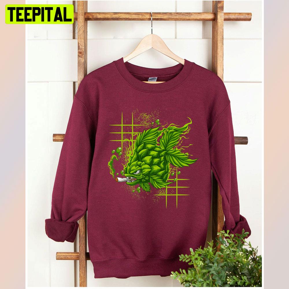 Weed Fish Unisex T-Shirt Weed Fish Unisex T-Shirt