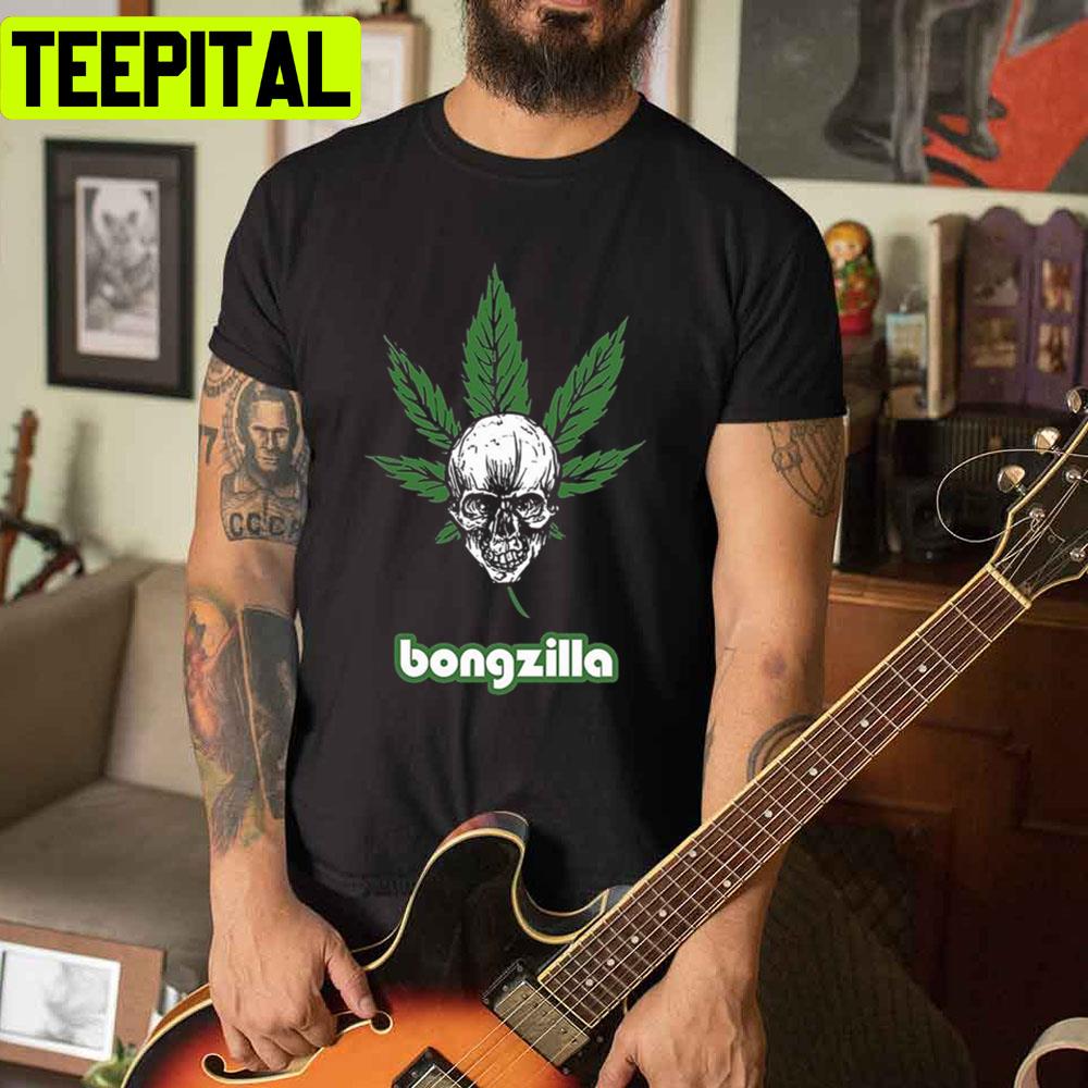 Weed Skull Art Bongzilla Unisex T-Shirt Weed Skull Art Bongzilla Unisex T-Shirt