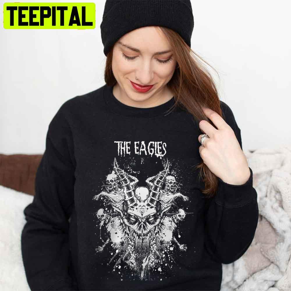 White Art Dragon Skull Play The Eagle Unisex T-Shirt White Art Dragon Skull Play The Eagle Unisex T-Shirt