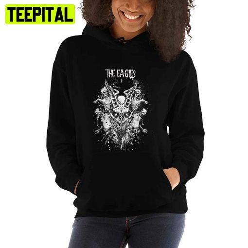 White Art Dragon Skull Play The Eagle Unisex T-Shirt