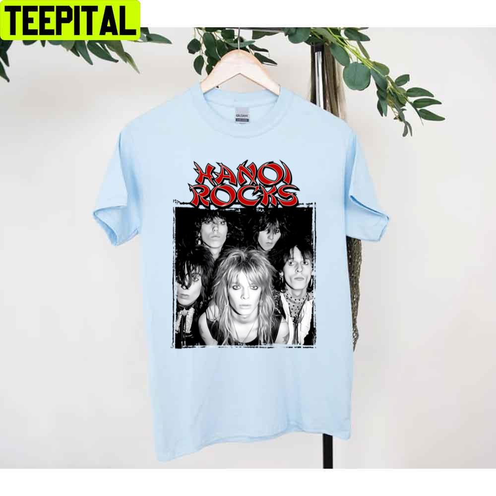 80's Vintage Art Hanoi Rocks Unisex T-Shirt 80's Vintage Art Hanoi Rocks Unisex T-Shirt