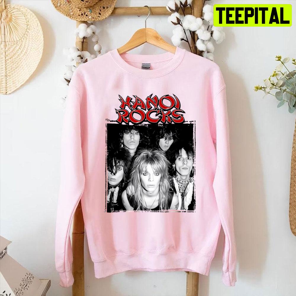 80's Vintage Art Hanoi Rocks Unisex T-Shirt 80's Vintage Art Hanoi Rocks Unisex T-Shirt