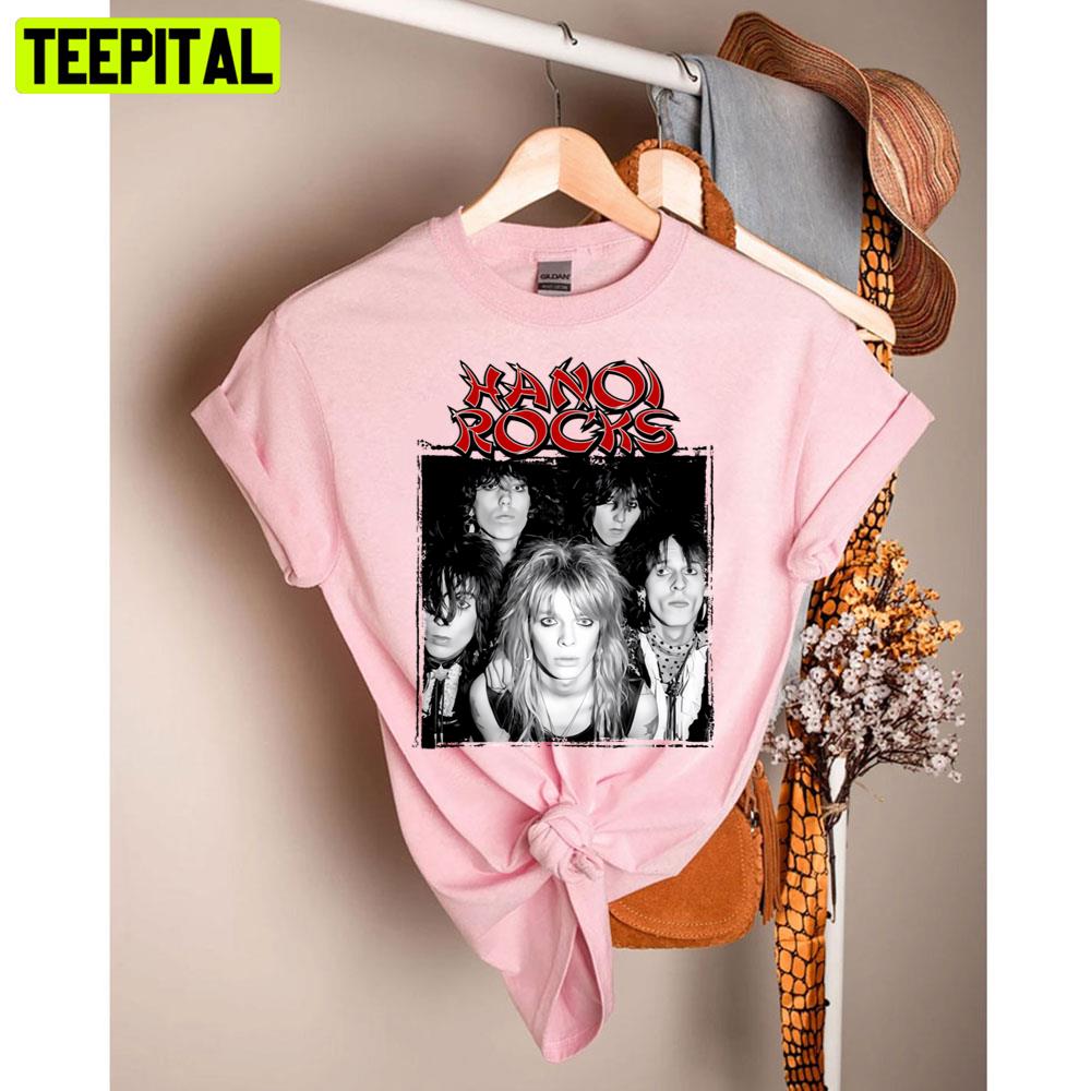80's Vintage Art Hanoi Rocks Unisex T-Shirt 80's Vintage Art Hanoi Rocks Unisex T-Shirt