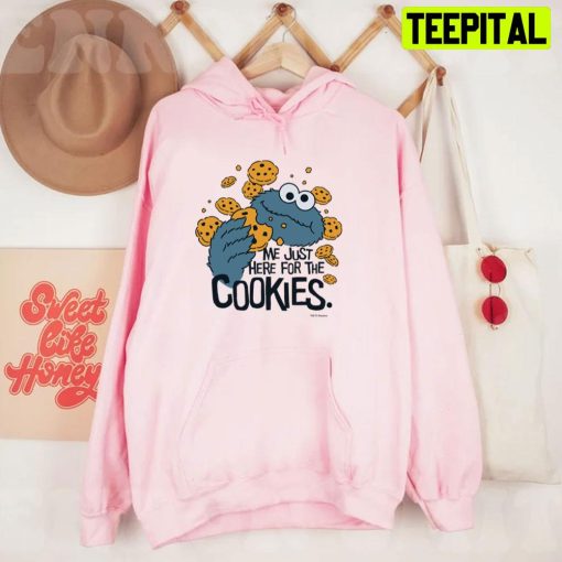 Cookie Monster Me Just Here For The Cookies Baby Unisex T-Shirt
