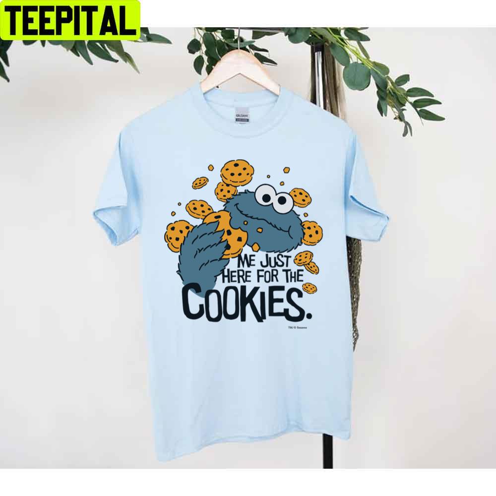 Cookie Monster Me Just Here For The Cookies Baby Unisex T-Shirt Cookie Monster Me Just Here For The Cookies Baby Unisex T-Shirt