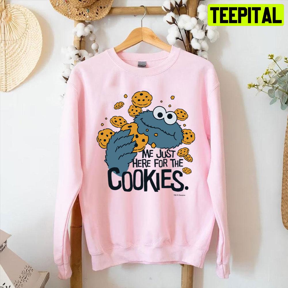Cookie Monster Me Just Here For The Cookies Baby Unisex T-Shirt Cookie Monster Me Just Here For The Cookies Baby Unisex T-Shirt
