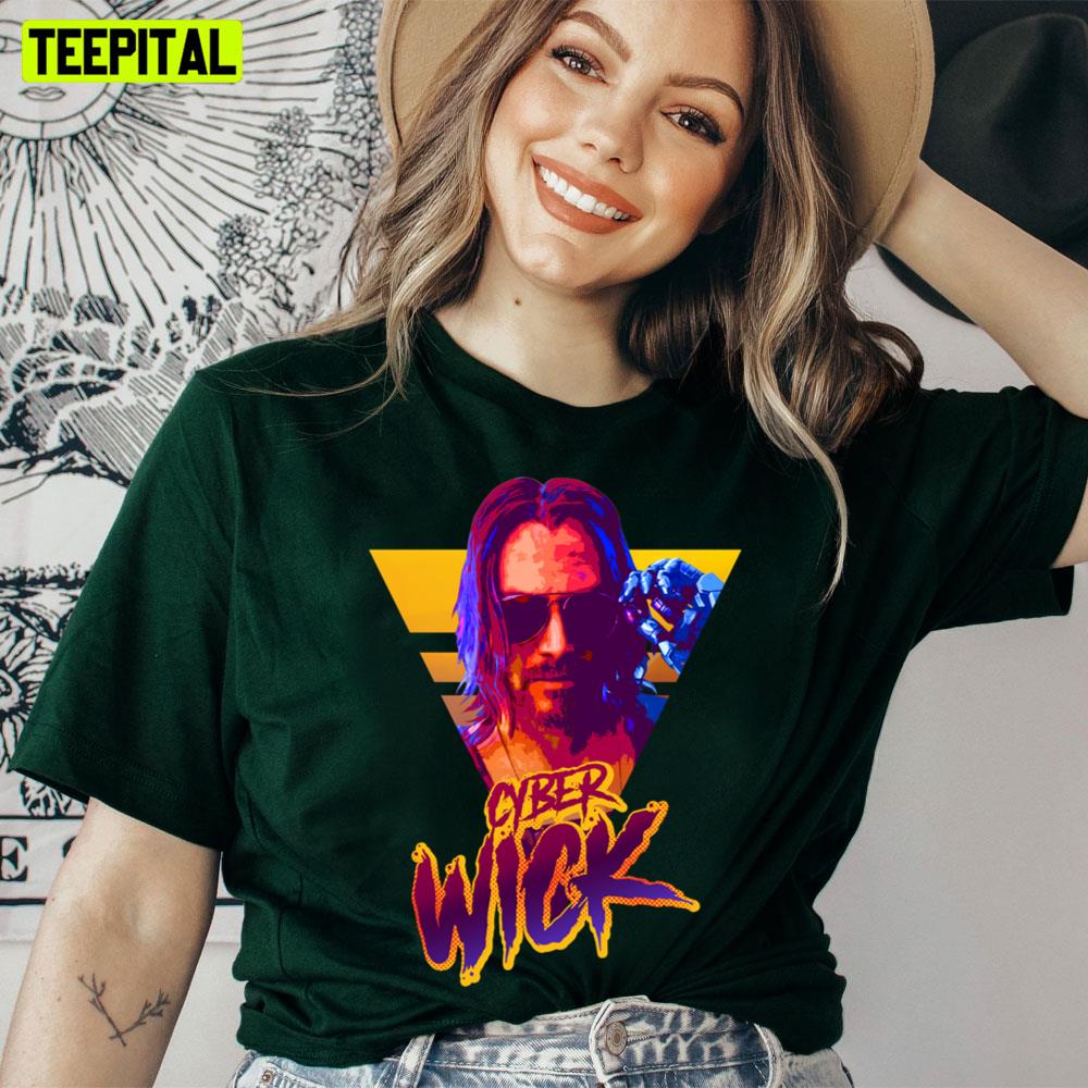 Cyber Jonh Wick Retro Unisex T-Shirt Cyber Jonh Wick Retro Unisex T-Shirt