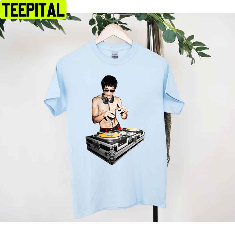 Dj Bruce Retro Disk Jockey Music Player Unisex T-Shirt Dj Bruce Retro Disk Jockey Music Player Unisex T-Shirt