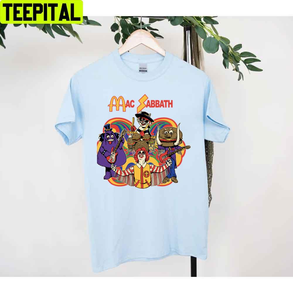 Playing Mac Sabbath Black Call Me Unisex T-Shirt Playing Mac Sabbath Black Call Me Unisex T-Shirt