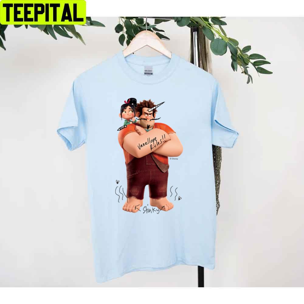 Ralph & Vanellope Vanellope Rules Unisex T-Shirt Ralph & Vanellope Vanellope Rules Unisex T-Shirt