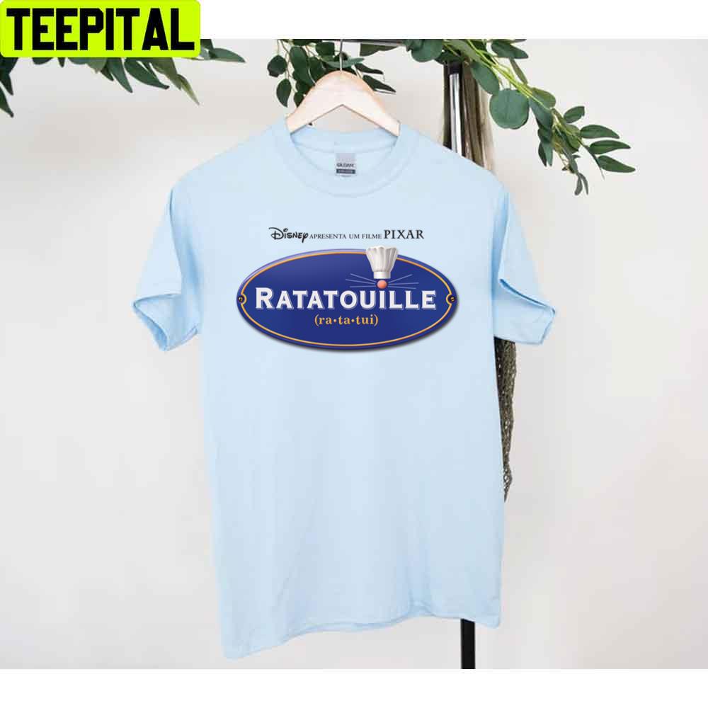 Ratatouille Movie Logo Design Disney Unisex T-Shirt Ratatouille Movie Logo Design Disney Unisex T-Shirt