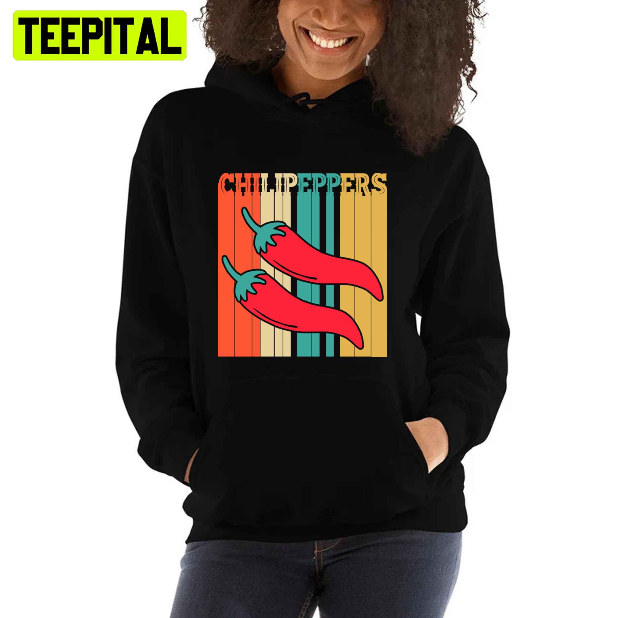 Retro Art Chili Peppers Unisex T-Shirt Retro Art Chili Peppers Unisex T-Shirt