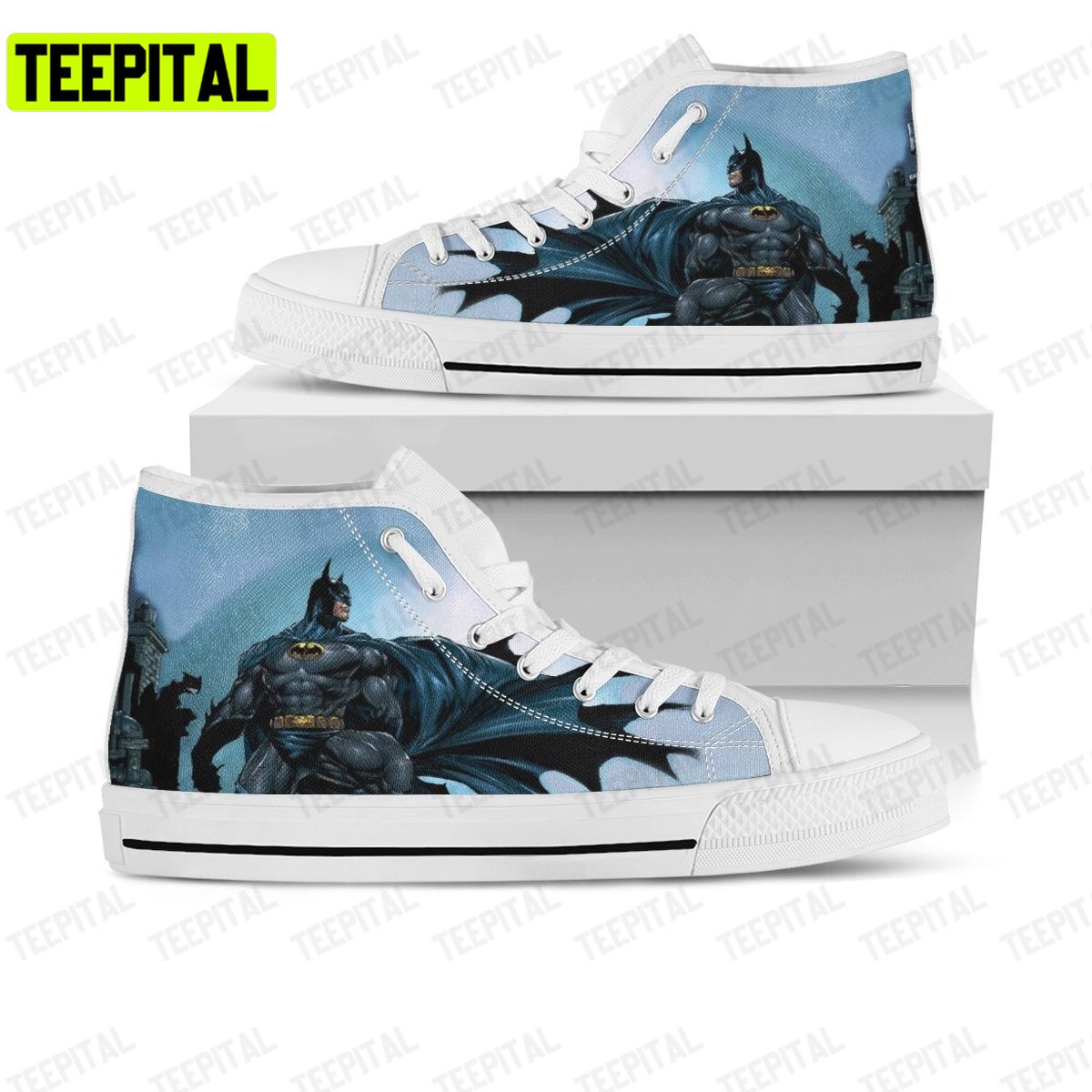 Batman Bruce Wayne Adults High Top Canvas Shoes Batman Bruce Wayne Adults High Top Canvas Shoes