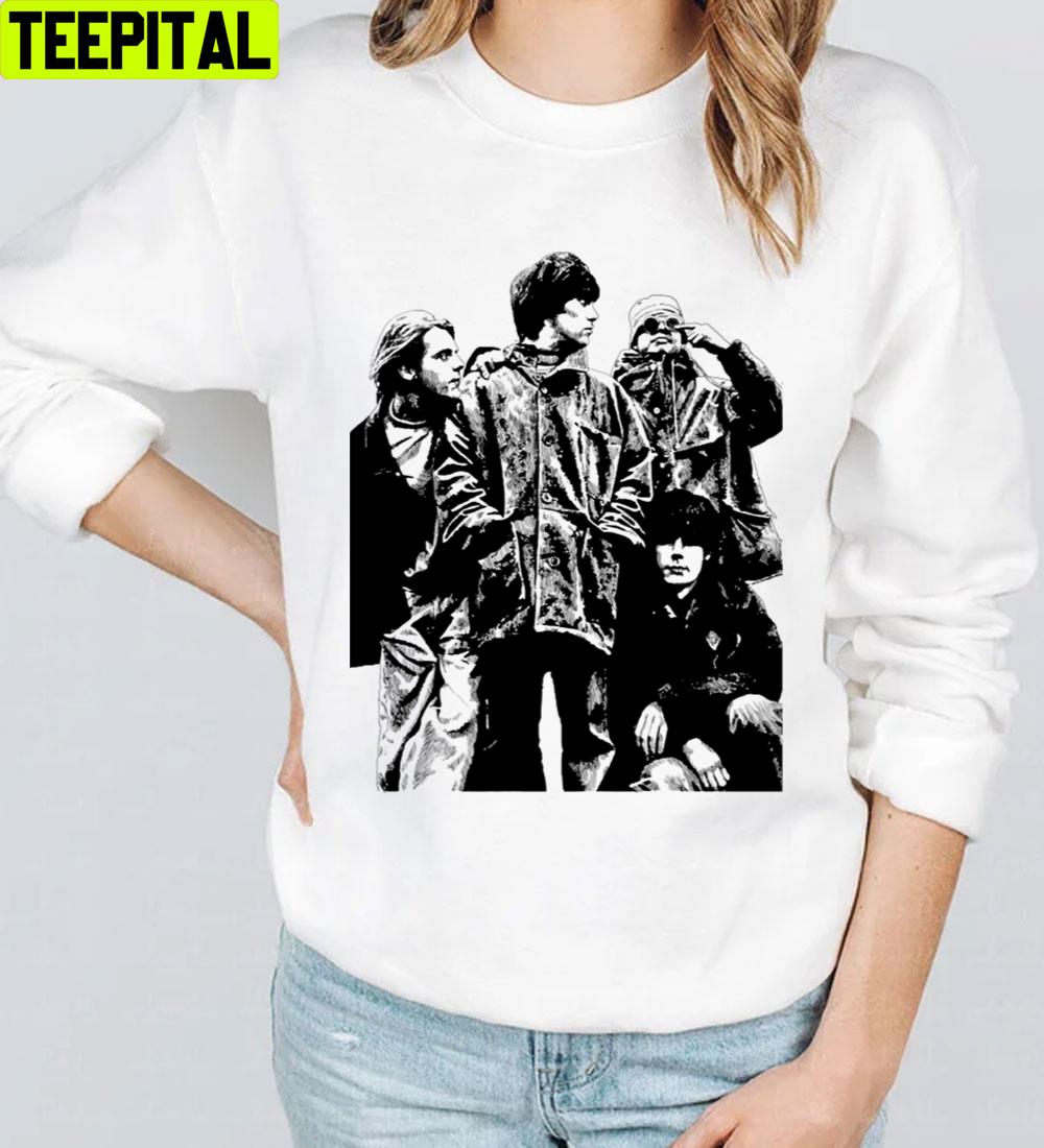 Black All Member The Stone Roses Unisex T-Shirt Black All Member The Stone Roses Unisex T-Shirt