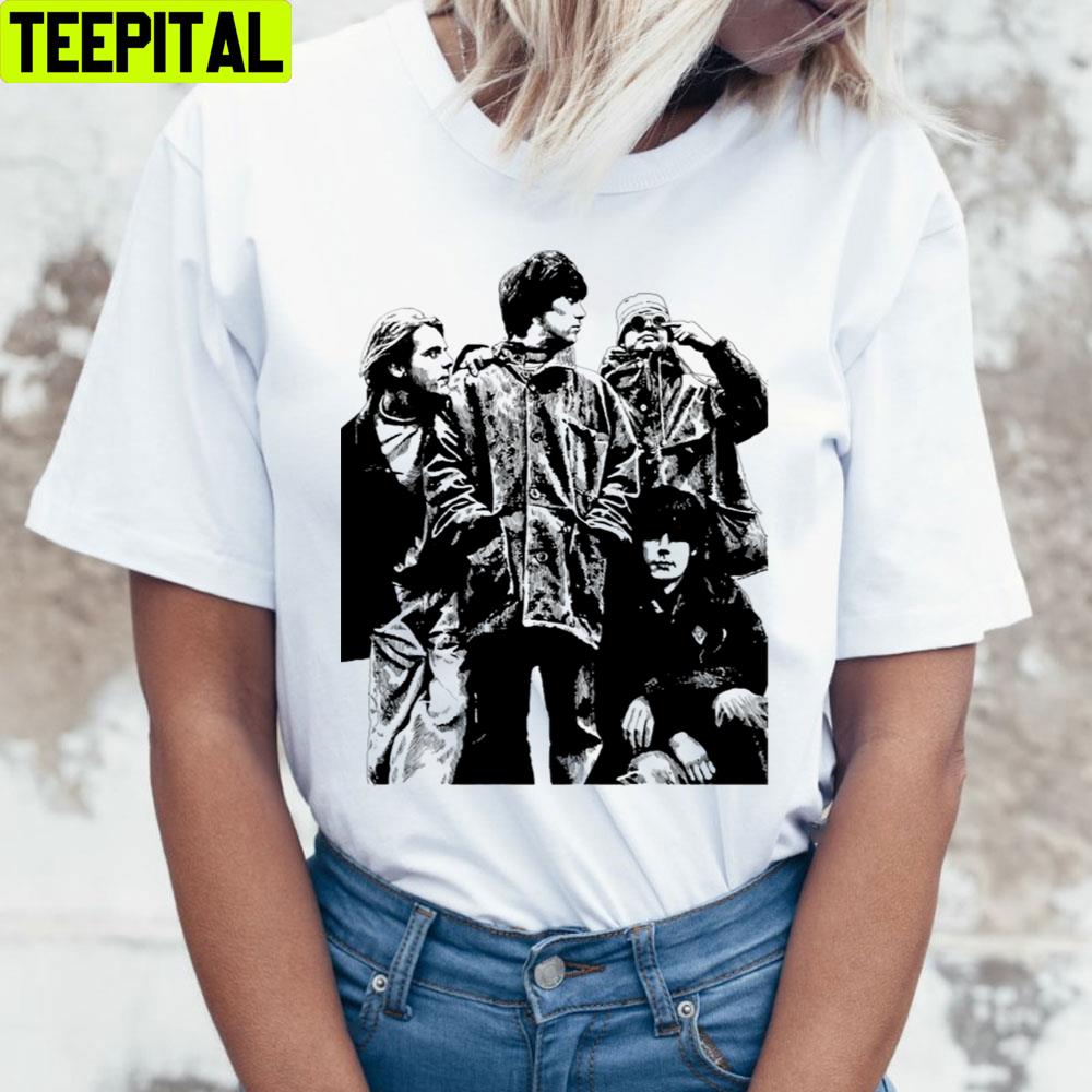 Black All Member The Stone Roses Unisex T-Shirt Black All Member The Stone Roses Unisex T-Shirt
