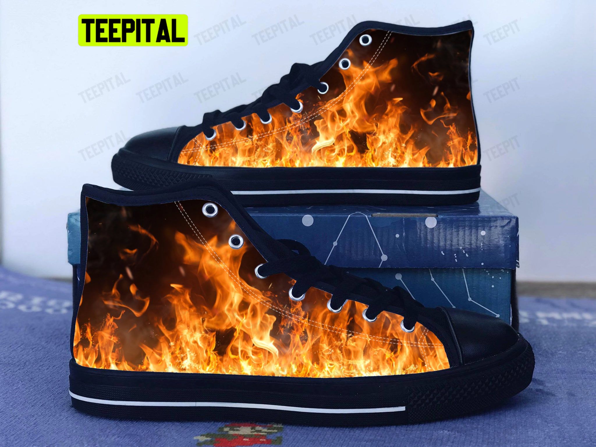 Blaze It Adults High Top Canvas Shoes Blaze It Adults High Top Canvas Shoes