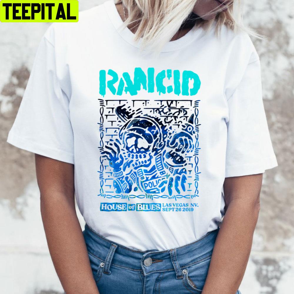 Blue Neon Rancid Unisex T-Shirt Blue Neon Rancid Unisex T-Shirt