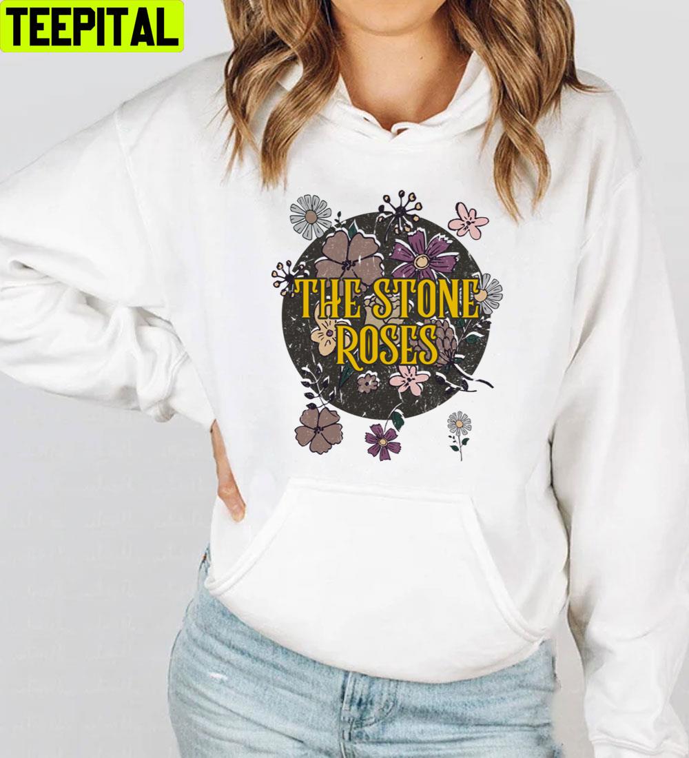 Flowers Retro Styles The Stone Roses Unisex T-Shirt Flowers Retro Styles The Stone Roses Unisex T-Shirt