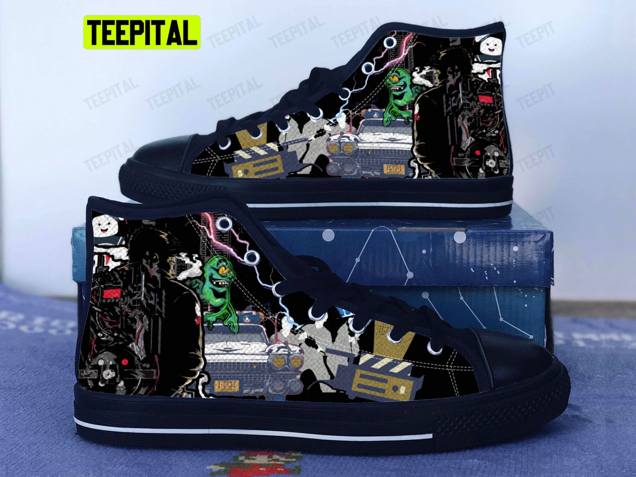 Ghostbusters Adults High Top Canvas Shoes Ghostbusters Adults High Top Canvas Shoes