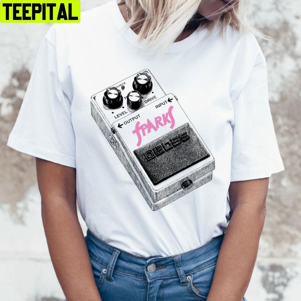 Guitar Pedal Sparks Unisex T-Shirt Guitar Pedal Sparks Unisex T-Shirt
