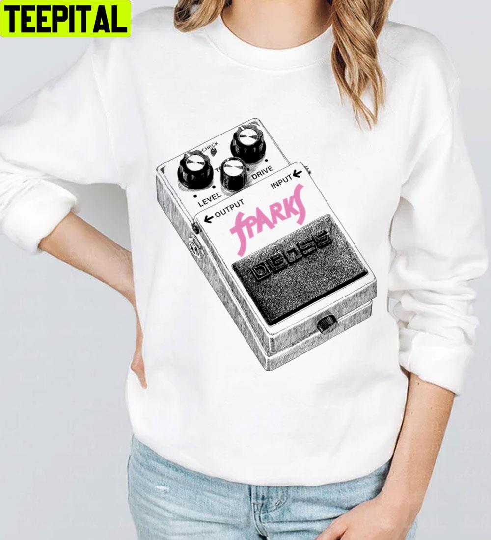 Guitar Pedal Sparks Unisex T-Shirt Guitar Pedal Sparks Unisex T-Shirt