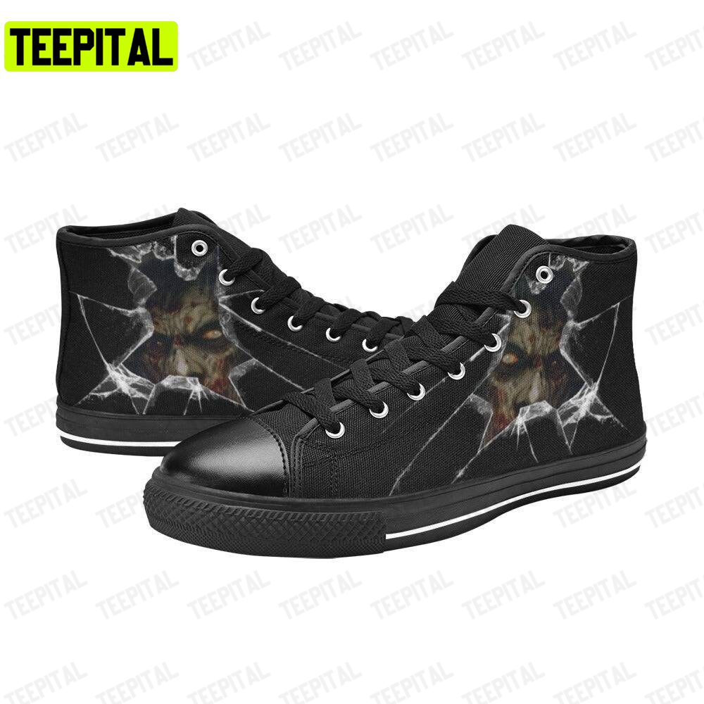 Zombie Adults High Top Canvas Shoes Zombie Adults High Top Canvas Shoes