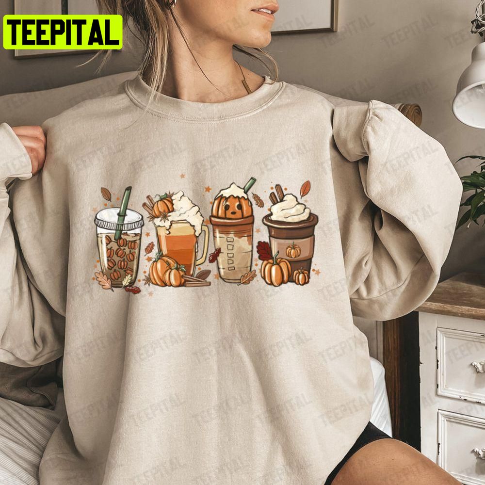 Fall Coffee Lover Halloween Pumpkin Spice Thanksgiving Unisex T-Shirt Sweatshirt Hoodie Fall Coffee Lover Halloween Pumpkin Spice Thanksgiving Unisex T-Shirt Sweatshirt Hoodie